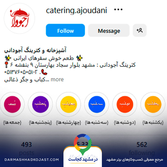 اینستاگرام شله آجودانی