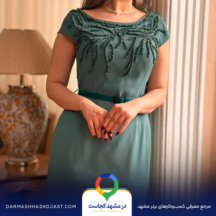 نمونه کار لباس مجلسی کرپ 