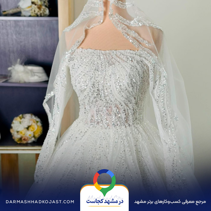نمونه کار مزون لباس عرو‌س زنبق 